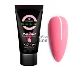 PolyGel UV LED pentru unghii false SELA Profesional de 30ml Cod 001 Natural Pink